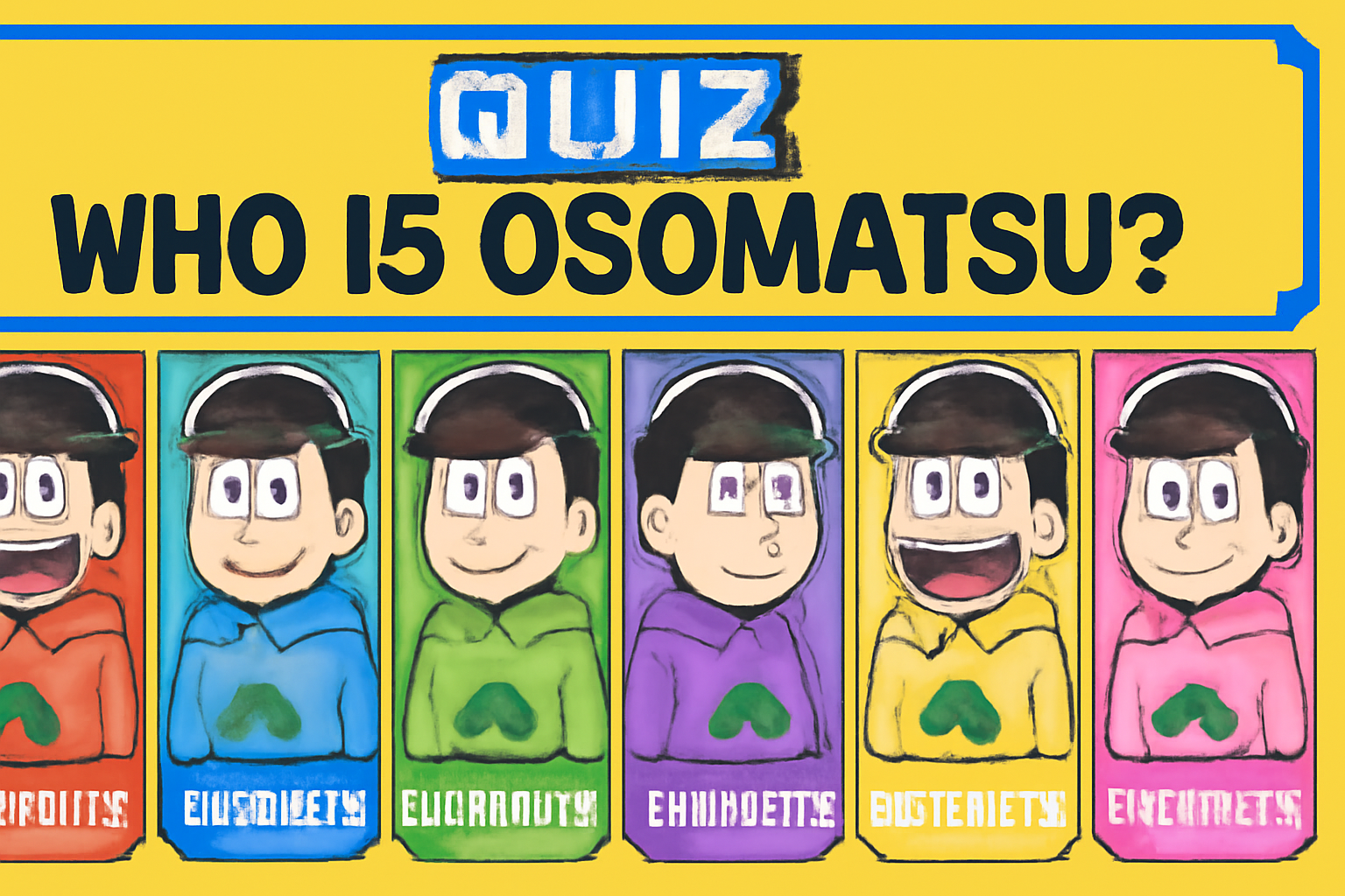 『おそ松さん』のキャラクタークイズ