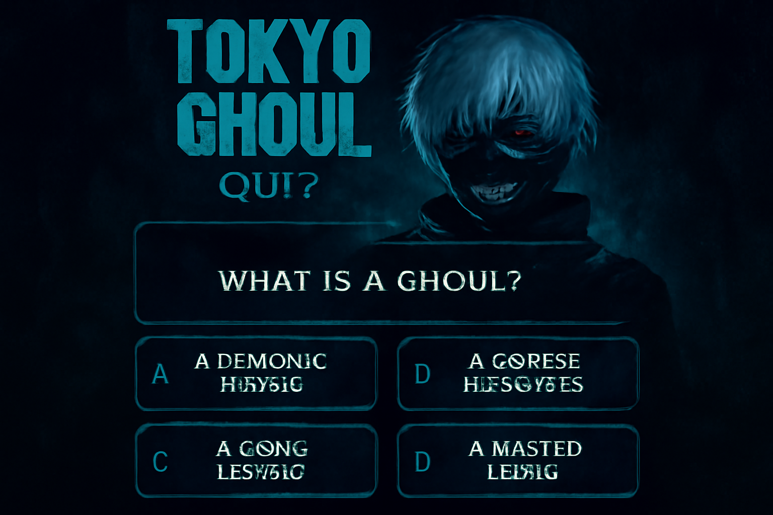 『東京喰種トーキョーグール』のグール設定クイズ